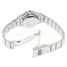 Cartier Santos Octagonal SM 24mm SS White #C17288 3