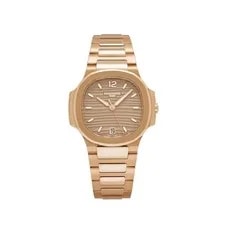 Patek Philippe — Patek Philippe Nautilus 7118/1R-010 '' Rose Gold Champagne Golden Dial — Watch — resale