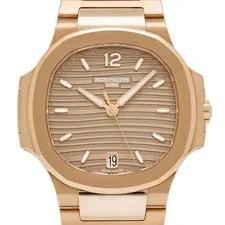 Patek Philippe Nautilus 7118/1R-010 '' Rose Gold Champagne Golden Dial 4
