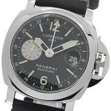 Panerai Luminor GMT PAM00088 Automatic 43mm Box Papers Black;Silver 2