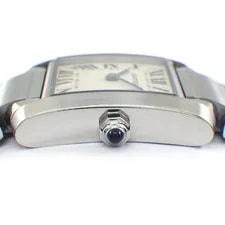 Cartier Tank Francaise SM W51008Q3 Square Ivory Dial Roman in 2