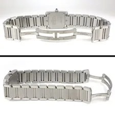 Cartier Tank Francaise SM W51008Q3 Square Ivory Dial Roman in 3