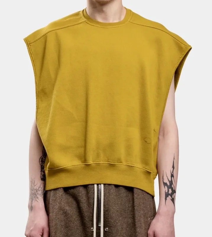 Rick Owens DRKSHDW — Rick Owens Drkshdw Sleeveless Jumbo Tatlin Sweatshirt — streetwear — resale