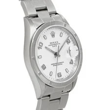 Rolex Oyster Perpetual Date 15210 34mm Stainless Steel White #WW2065 3