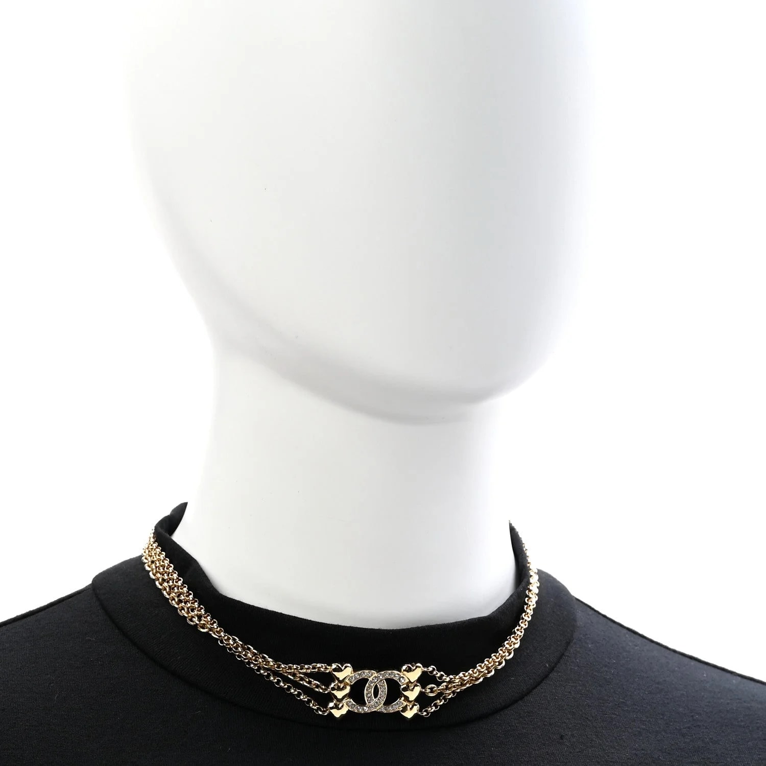 CC Heart Link Strand Choker 2