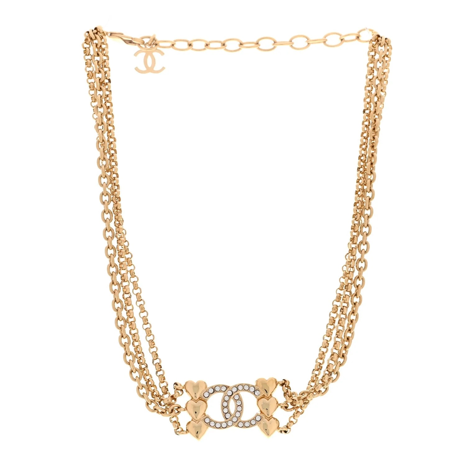 CC Heart Link Strand Choker 3