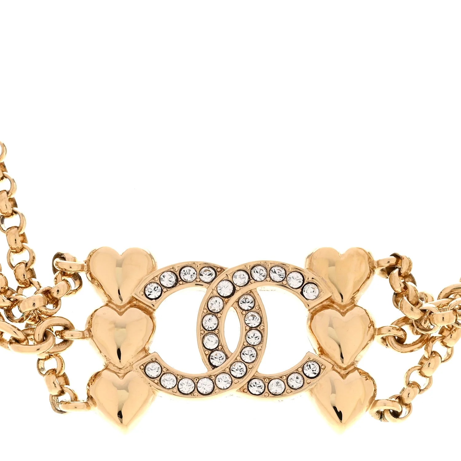 CC Heart Link Strand Choker 4