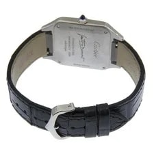 Cartier Santos WSSA0046 Stainless Steel 32mm Black Dial #NW1553 4