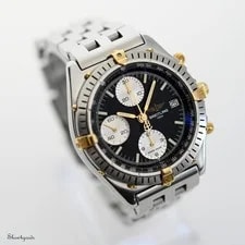 Breitling Chronomat B13047 Automatic Reverse Panda Overhauled - Full Set 1992 2