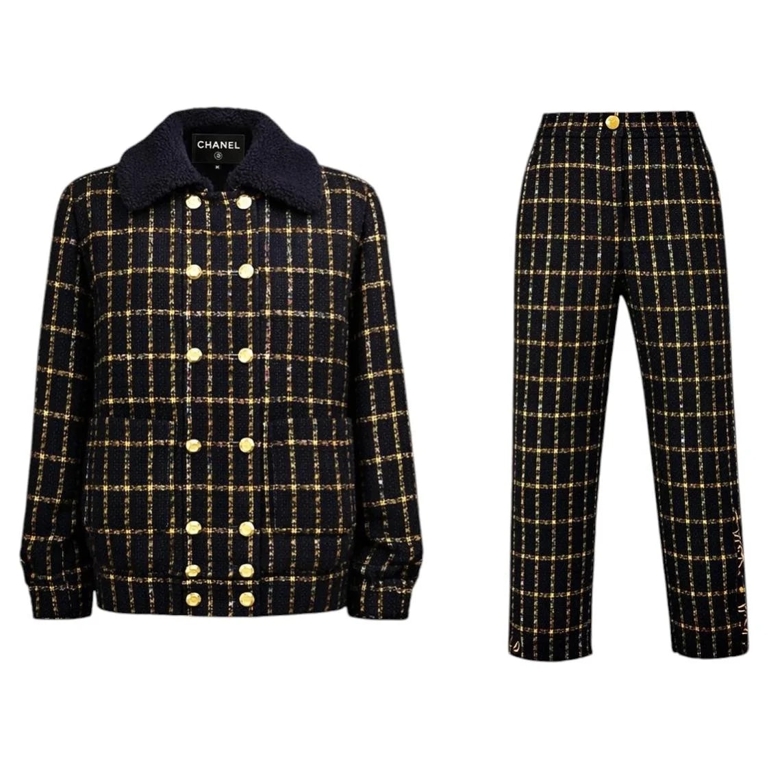 Chanel — Chanel Paris Egypt Lesage Jacket & Trousers Suit 36 FR — Clothing — resale