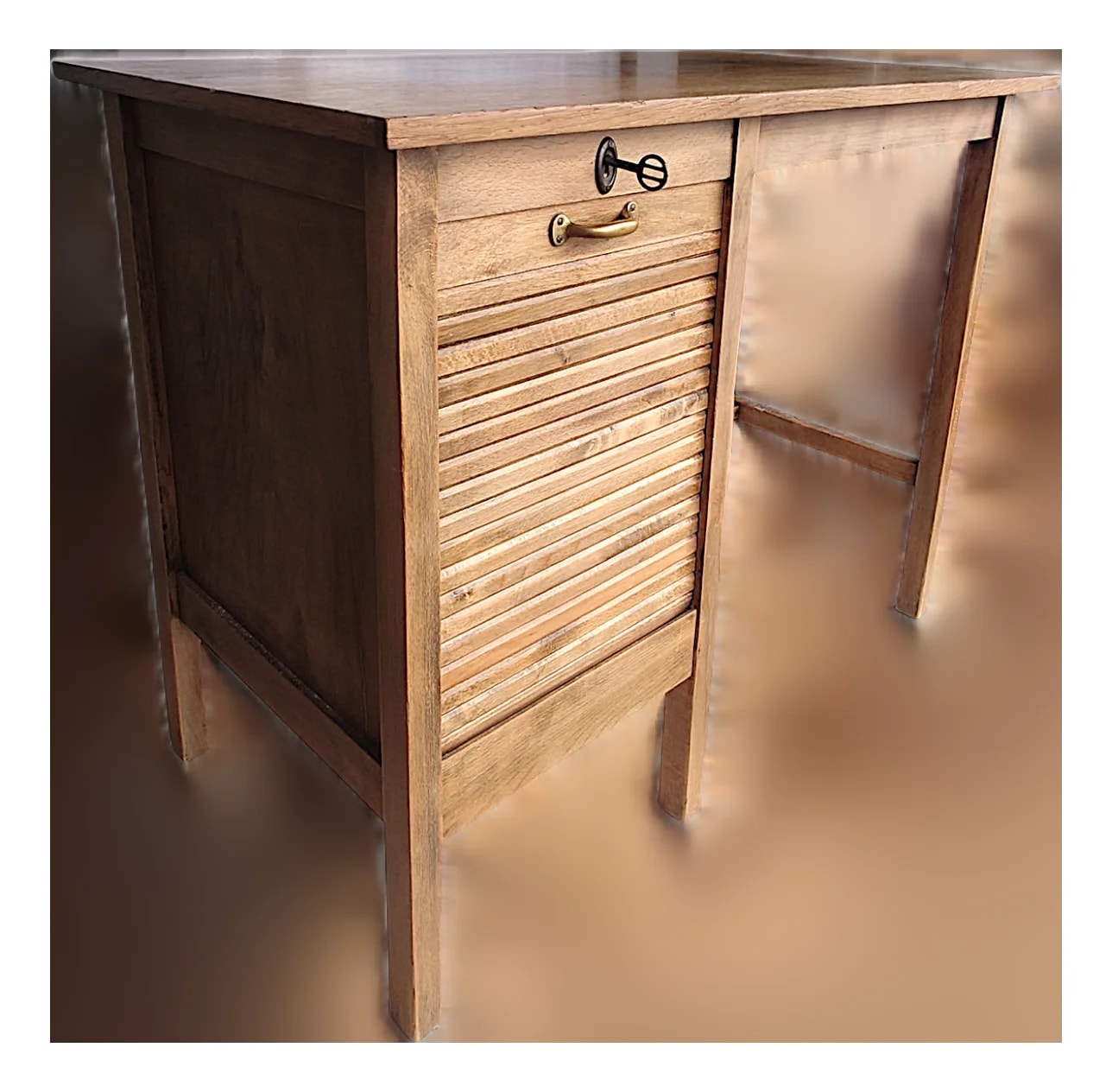 Rolltop Writing With Tambour Door, Germany, 1950s — Furniture — resale