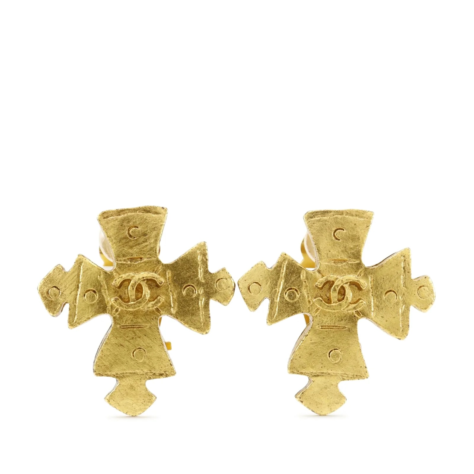 Chanel — CC Cross Clip on — Jewelry — resale