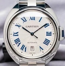 Cartier — Cartier Cle de 40mm Silver Dial Bracelet Stainless Steel WSCL0007 — Watch — resale