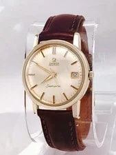 1962 Omega Seamaster 14K Gold Bezel & CAP Automatic Cal 562 RUN 2