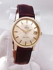 1962 Omega Seamaster 14K Gold Bezel & CAP Automatic Cal 562 RUN 3