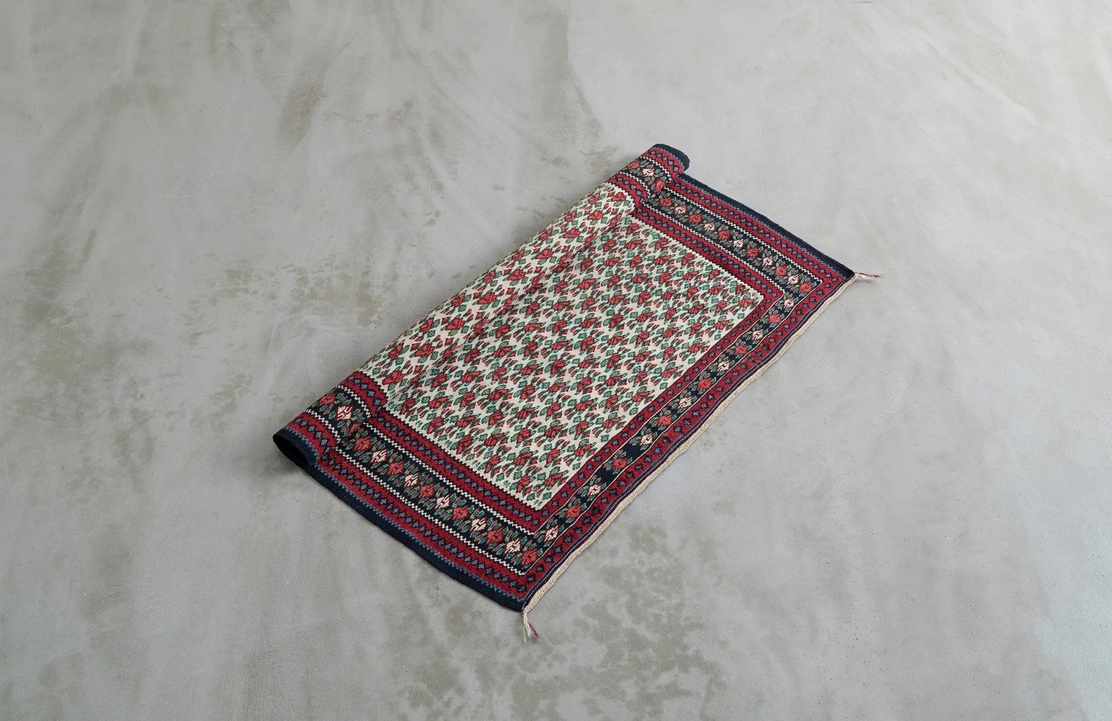 Floral Senneh Kilim Persian Rug 4
