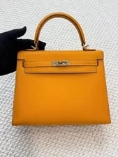 Auth Hermès Kelly 25 Top Handle D'or Collector 2