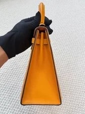 Auth Hermès Kelly 25 Top Handle D'or Collector 4