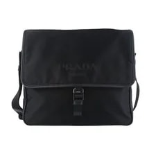 Prada — Prada Buckle Messenger Crossbody 37101K-1 155614679 — Handbag — resale