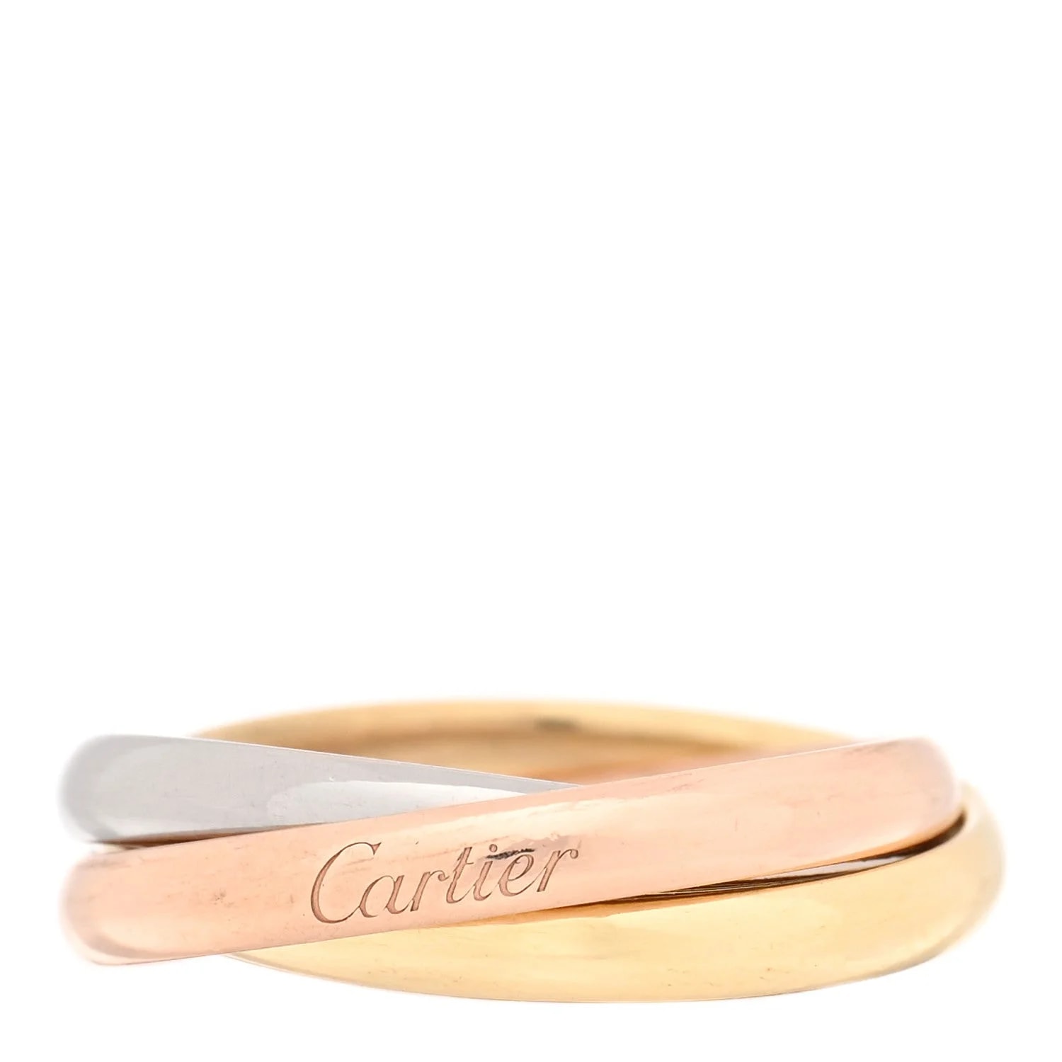 Cartier — 18K White Gold Small Trinity 51 5.75 — Jewelry — resale