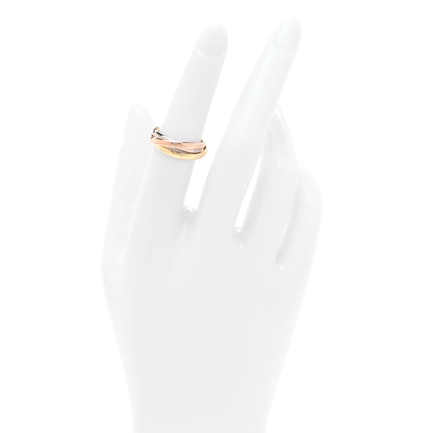 18K White Gold Small Trinity 51 5.75 2