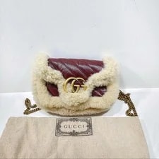 Gucci — Gucci GG Marmont Logo Chain Strap and - Excellent #1SXOF5Q — Handbag — resale