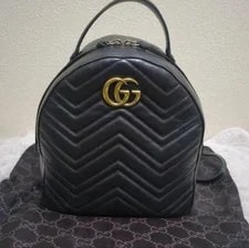 Gucci — Gucci GG Marmont Backpack, With GG , 476671 — Handbag — resale