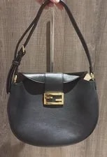 Fendi — Fendi Crescent Hardware Logo Accent — Handbag — resale