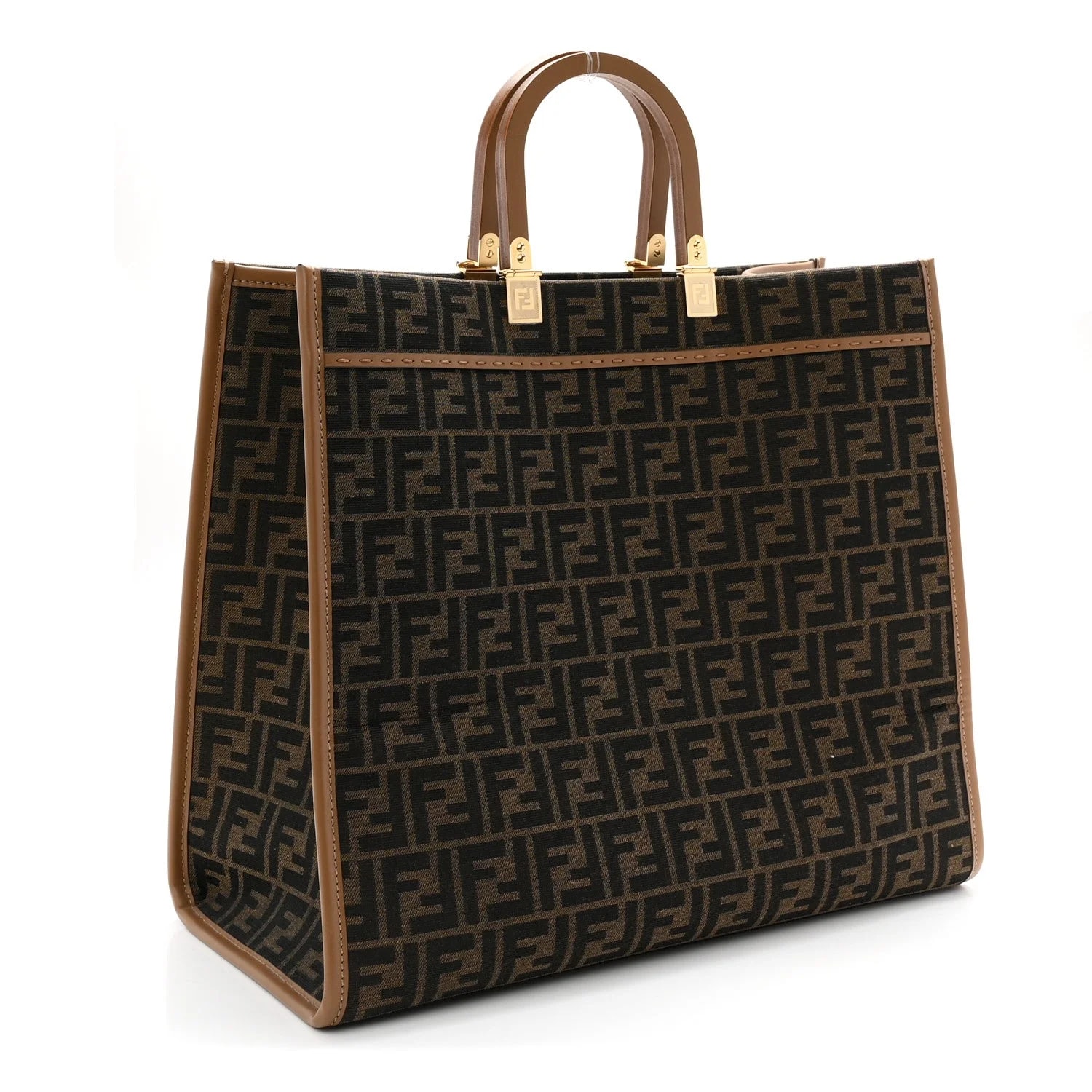 Fabric 1974 Logo Large Fendi Sunshine Shopper Moro 3