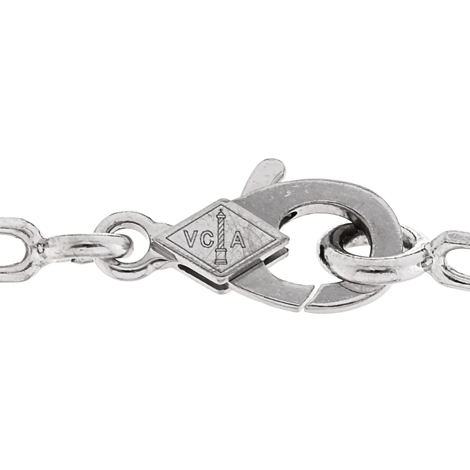 18K White Gold Mother of Pearl 5 Motifs Alhambra 3