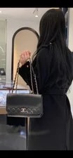 Auth Chanel Accordion Flap Chain 2