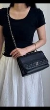 Auth Chanel Accordion Flap Chain 3
