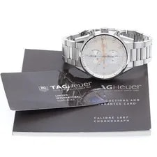 TAG Heuer — TAG Heuer Carrera CAR2012-4 44mm SS Silver Dial Automatic Chronograph Date #C249 — Watch — resale
