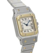 Cartier Santos Galbee SM W20012C4 Ivory 741756 3