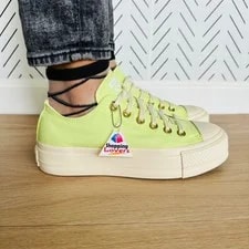 ⭐Converse Chuck Taylor All Star Lift Platform Sz 7.5 Shoes A09913F 3