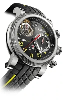 Worldofluxuryus — Graham Tourbillograph Brawn GP Trackmaster G-BGP-001 Stainless Steel — Watch — resale