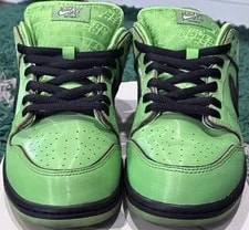 Nike SB Dunk Low the Powerpuff Buttercup Size 10 / Great Cond 3