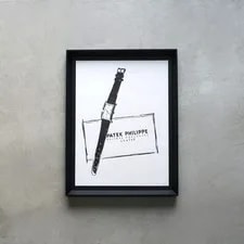 1952 Patek Philippe France Intage Adertisement Framed Illustration 2