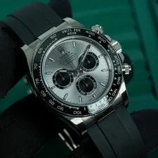 2025 Rolex Cosmograph Daytona 18K White Gold Ghost Oysterflex 126519LN Full Set 3