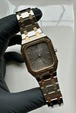 Audemars Piguet Royal Oak 18k Two-Tone Quartz 32mm Grey Tapisserie 6005SA 2