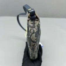 Christian Dior Trotter Jacguard Saddle Top Handle Auth 4