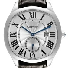 Cartier — Cartier Drive Steel Silver Dial WSNM0004 Card — Watch — resale