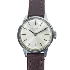 IWC Old Inter Mechanical Hand-Wind Brown Silver Japan 0717155 2