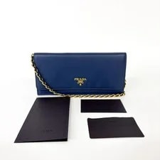Prada Metal Wallet on Chain 1BP006 2