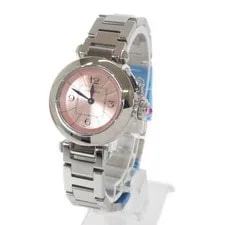 Cartier Miss Pasha W3140008 Stainless Steel Pink Quartz Pink Dial U 2