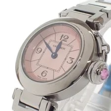 Cartier Miss Pasha W3140008 Stainless Steel Pink Quartz Pink Dial U 3