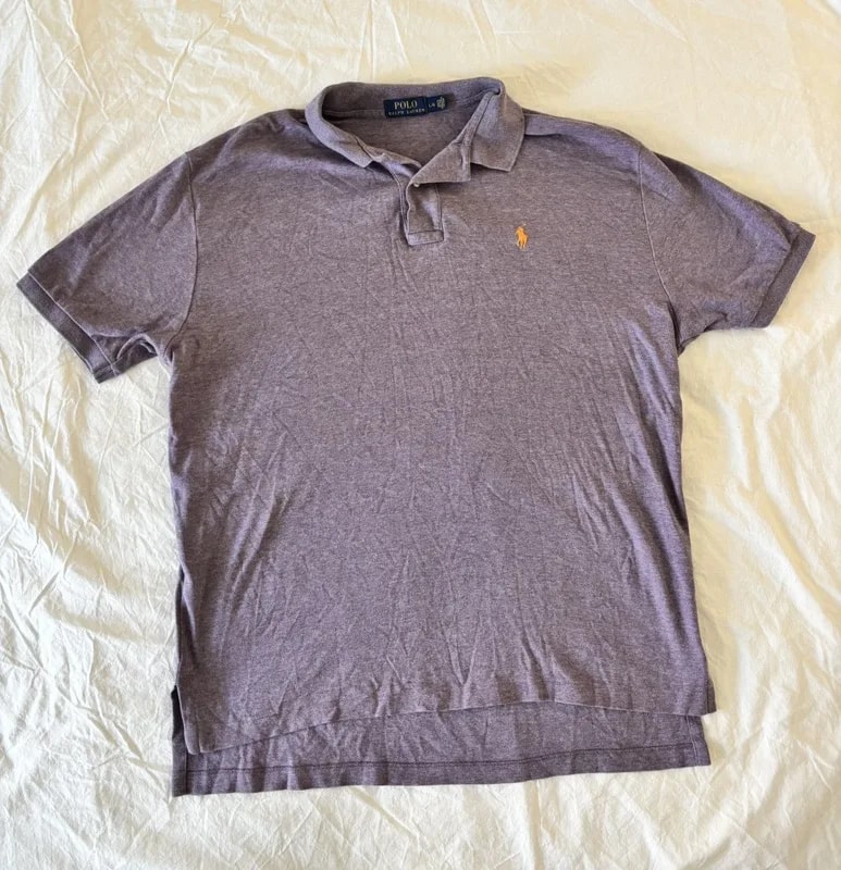 Polo Ralph Lauren — Polo Ralph Lauren Heather Custom Fit Polo Shirt — streetwear — resale