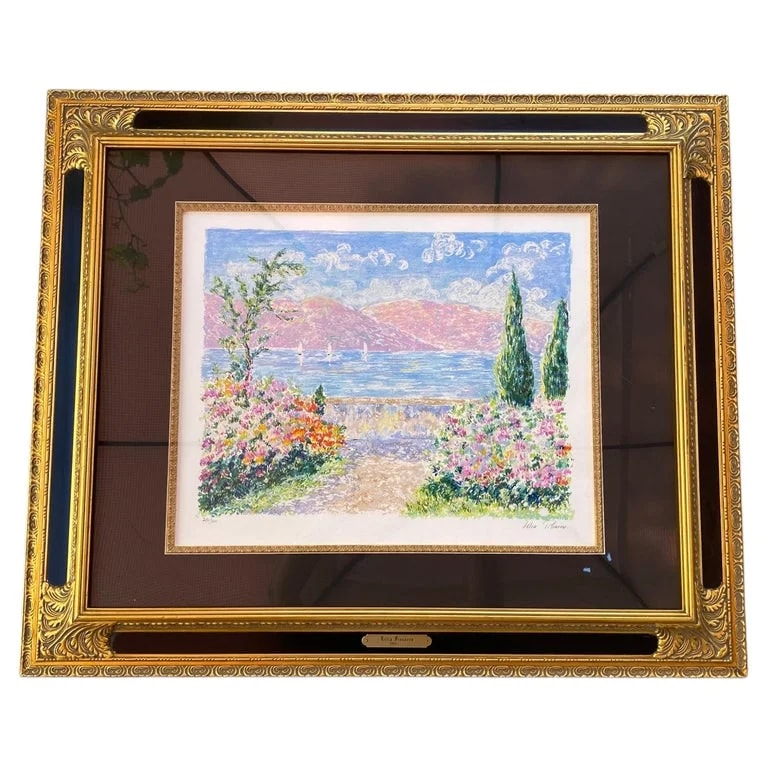 Lelia Pissarro — Lelia Pissarro “South of France” Limited Edition Serigraph, Signed, Framed — decorative_art — resale