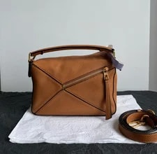 Loewe Puzzle PM Top Handle Crossbody Strap GHW 2