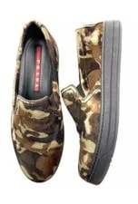 Prada Slip on Camouflage Driving Loafers 4